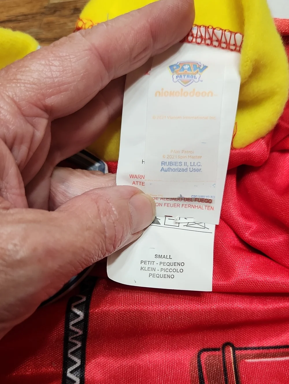 Disney Paw Patrol Halloween costume Size Small